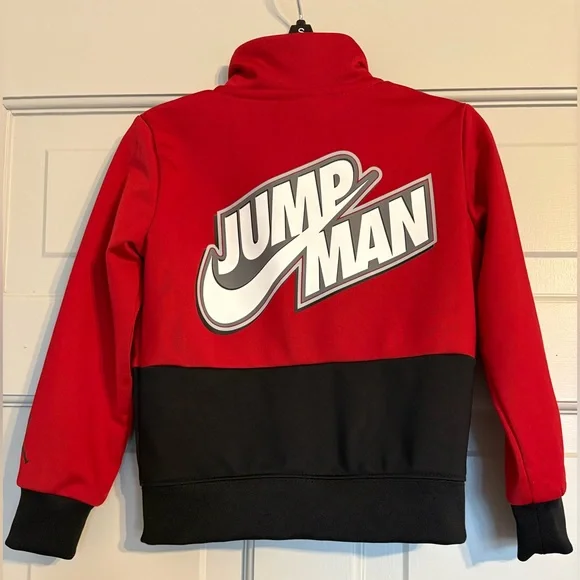 Jordan 2T Red Zip-Up Jump Man Jacket - Picture 2 of 7